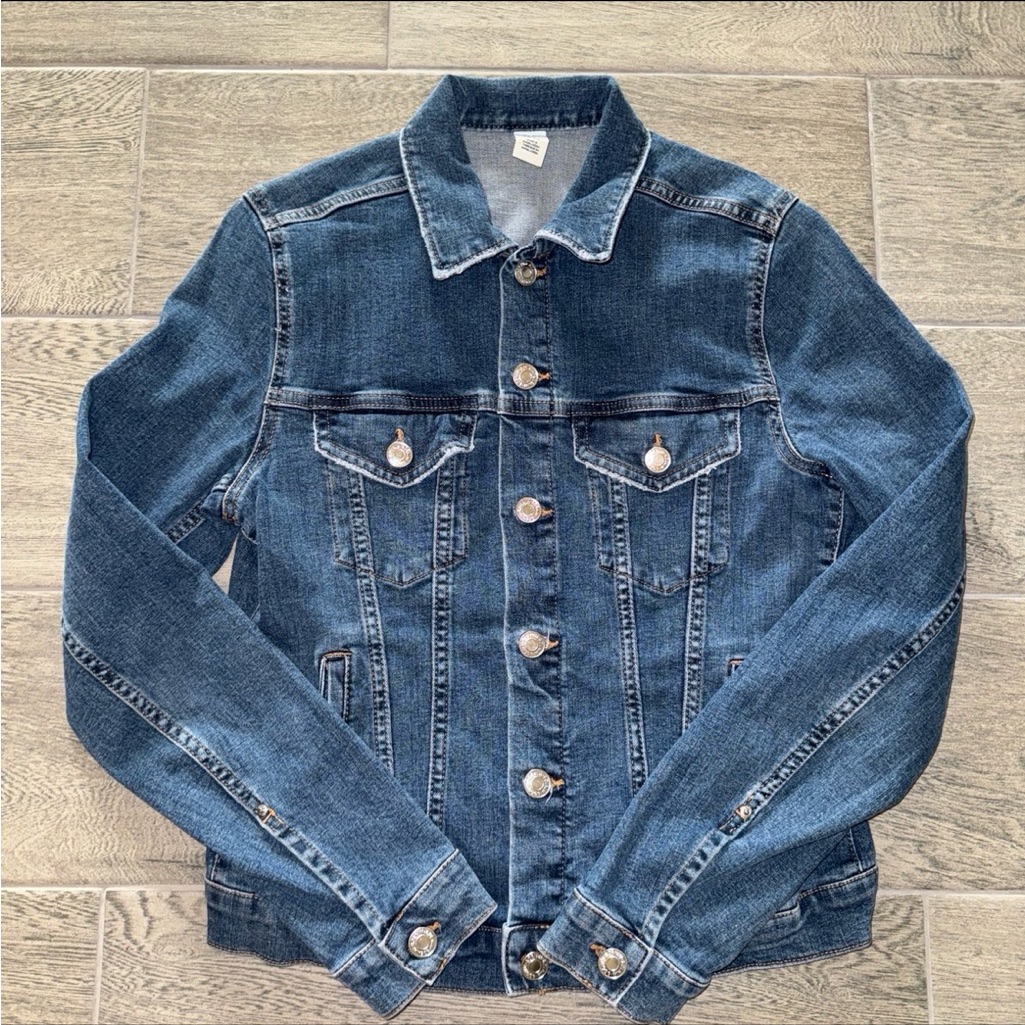 Blue Denim Button Down Jacket